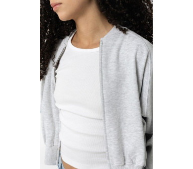 TIFFOSI : Korte sweatcardigan met rits