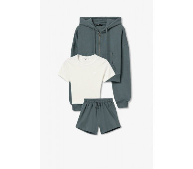 TIFFOSI : Toffe set short+t-shirt+cardigan