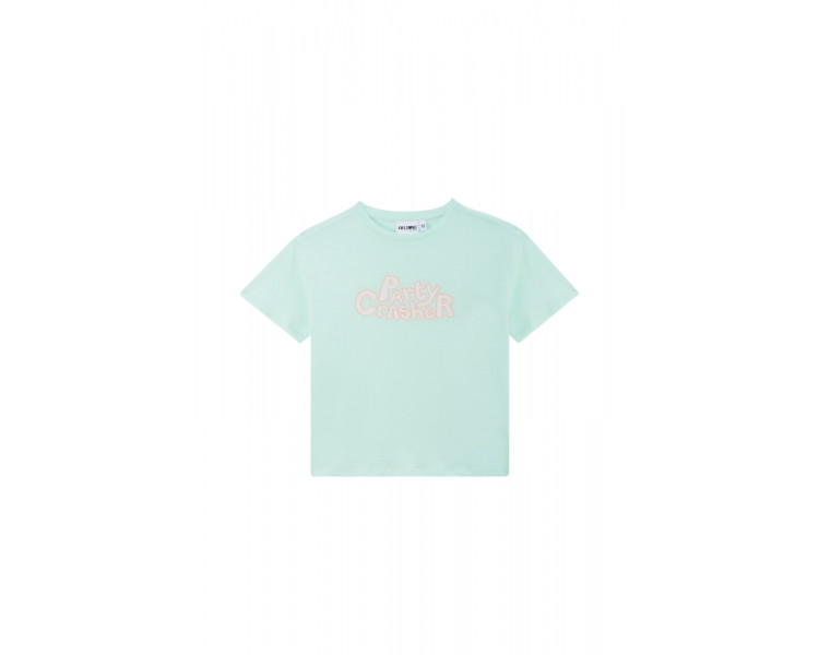 SOMEONE : T-shirt met "party crasher" print