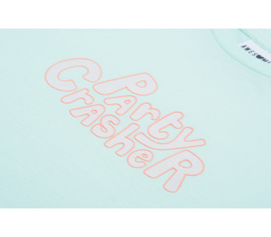 SOMEONE : T-shirt met "party crasher" print