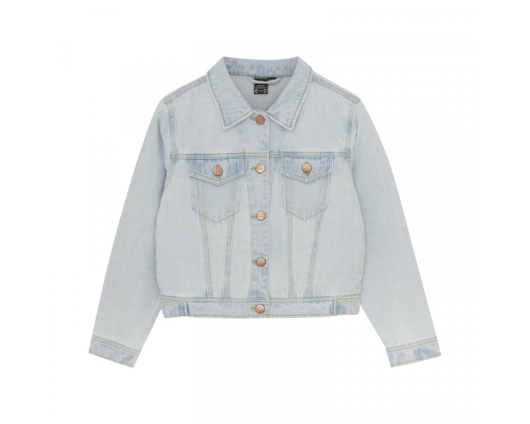 INDIAN BLUE : Denim Jacket Bleached