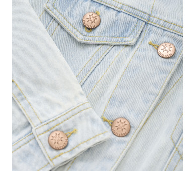 INDIAN BLUE : Denim Jacket Bleached