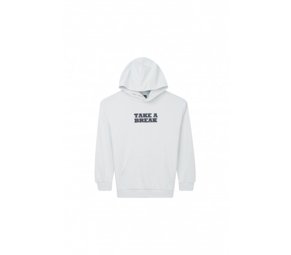 SOMEONE : Sweat à capuche avec imprimé dans le dos