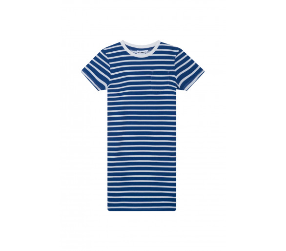 SOMEONE : Robe à rayures écrues