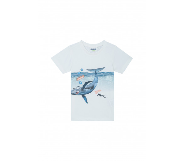 SOMEONE : T-shirt imprimé baleine
