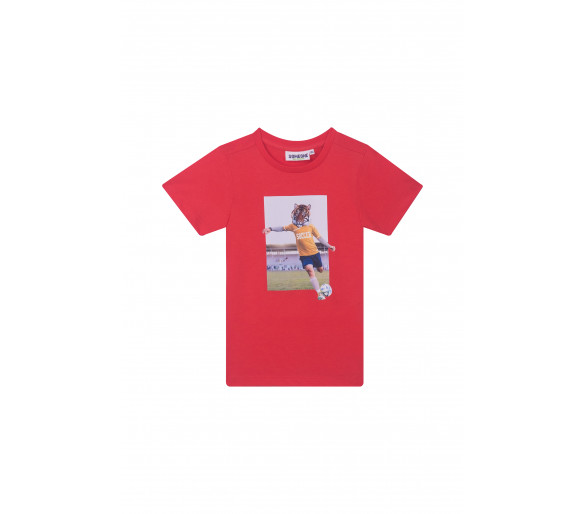 SOMEONE : T-shirt imprimé football Tiger