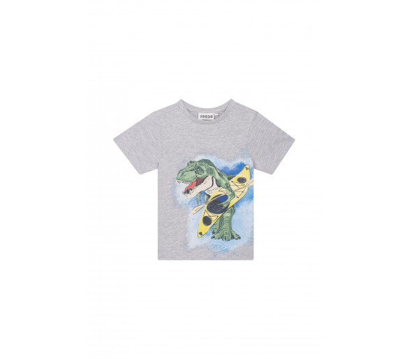SOMEONE : T-shirt avec un imprimé dinosaure canon