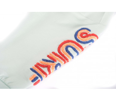 SOMEONE : Sweater met surfborduursel op de borst