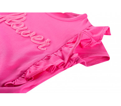 SOMEONE : T-shirt met ruches en stropdas