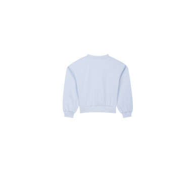 MINI REBELS : sweater met smileys in glitterprint