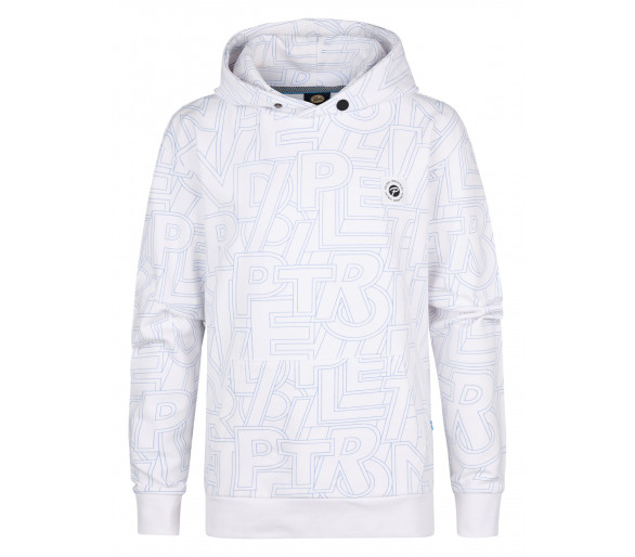 PETROL : Sweat à capuche avec imprimé all-over