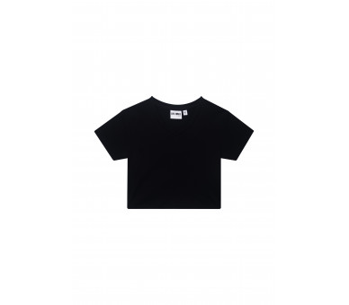 SOMEONE : Cropped t-shirt met v-hals