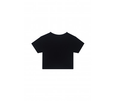 SOMEONE : Cropped t-shirt met v-hals