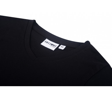 SOMEONE : Cropped t-shirt met v-hals