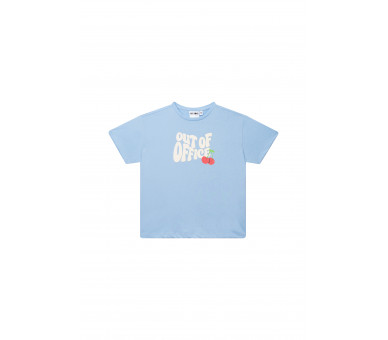 SOMEONE : T-shirt met "out of office"print