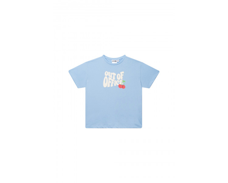 SOMEONE : T-shirt met "out of office"print