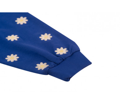 SOMEONE : Tsweater met bloemenborduursel op mouw