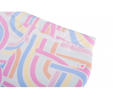 SOMEONE : Short met pastelkleurige all over print