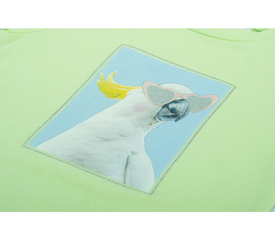 SOMEONE : T-shirt met papegaaienprint