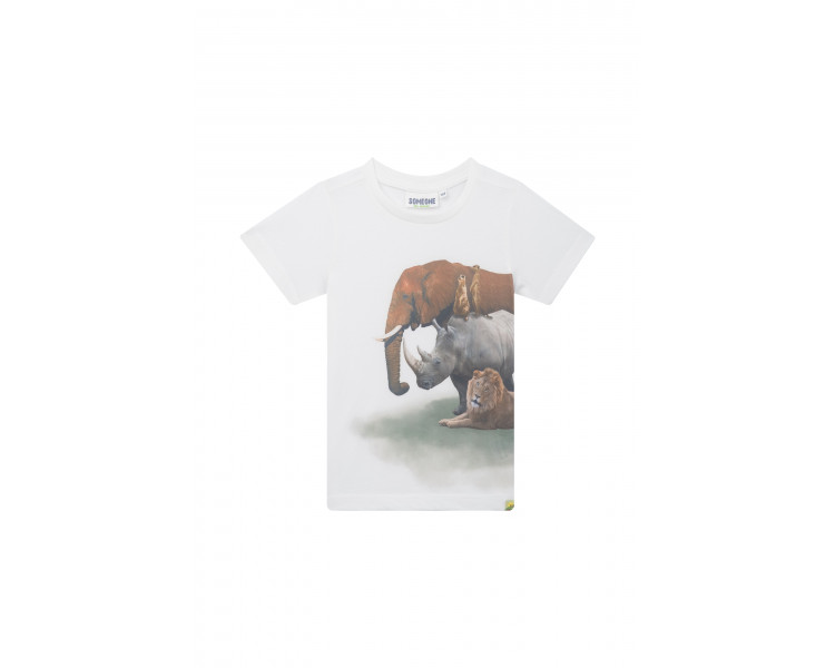 SOMEONE : T-shirt met safaridieren