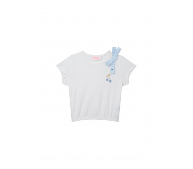 SOMEONE : T-shirt met kersenglitterprint