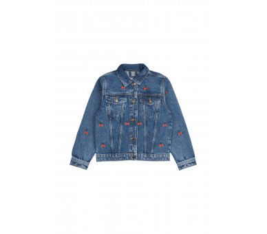 THE NEW : Jacket Medium Blue Denim EMB
