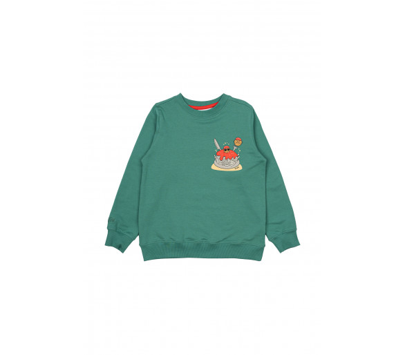 THE NEW : Sweatshirt Bottle Green