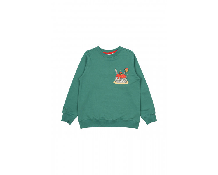 THE NEW : Sweatshirt Bottle Green