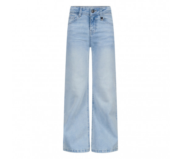 RETOUR : BROEK bleached blue denim
