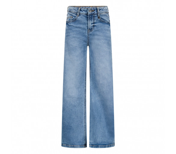 RETOUR : BROEK medium blue denim