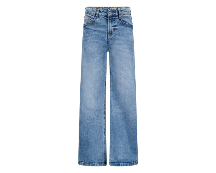 RETOUR : BROEK medium blue denim