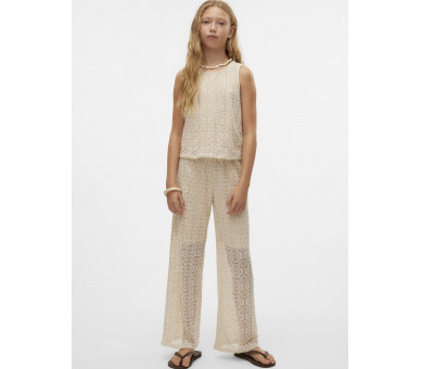 VERO MODA GIRLS : Losse broek in Light Grey