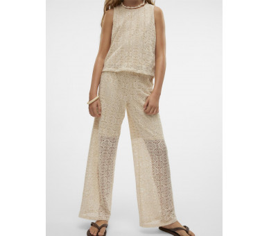 VERO MODA GIRLS : Losse broek in Light Grey