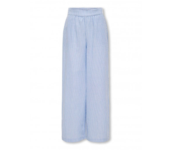 KIDS ONLY : Pantalon large à fines rayures