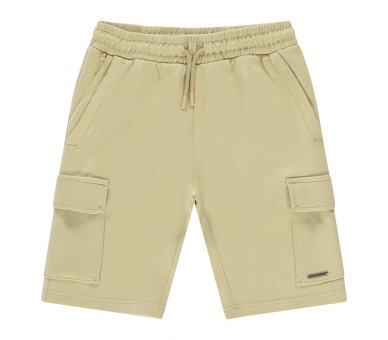 CARS : Losse cargoshort in sweat stof