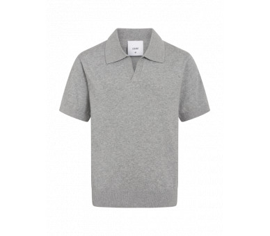 GRUNT : Dun gebreide polo