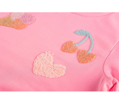 SOMEONE : Sweater met gepofte schouders en paillet