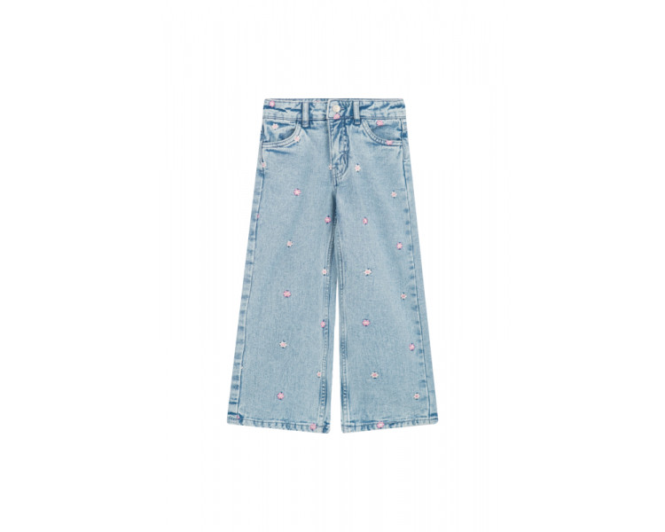 SOMEONE : Broek met bloemenborduurwerk