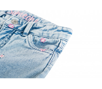 SOMEONE : Broek met bloemenborduurwerk