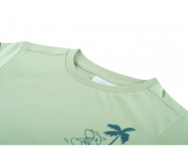 MINI REBELS : T-shirt met haaienprint op de borst