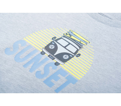 MINI REBELS : sweater met zonsondergang-van-print