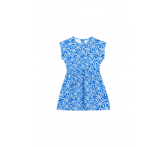 MINI REBELS : Jurk met all-over smileyprint
