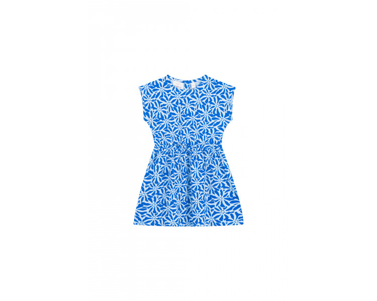 MINI REBELS : Jurk met all-over smileyprint
