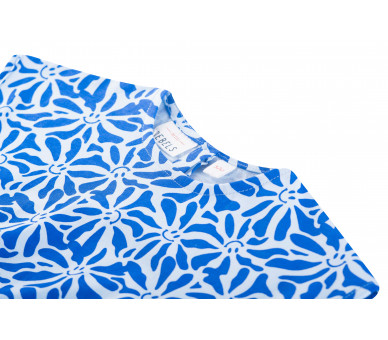 MINI REBELS : Jurk met all-over smileyprint