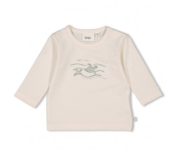 FEETJE : Longsleeve - Turtelly Cool Offwhite