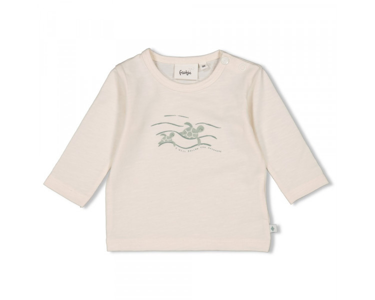 FEETJE : Longsleeve - Turtelly Cool Offwhite