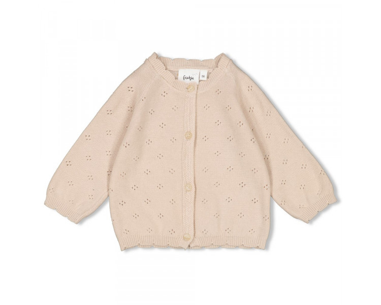 FEETJE : Cardigan knitted - Starfish Wishes Sand
