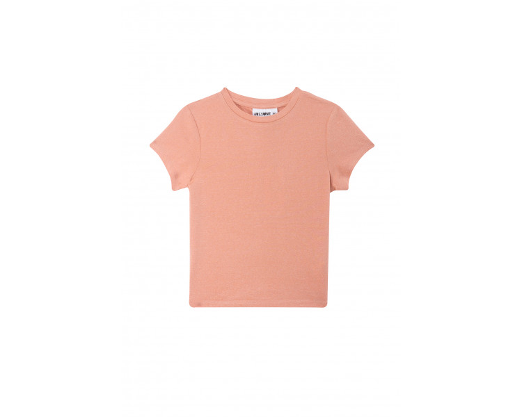 SOMEONE : T-shirt met metallic draad