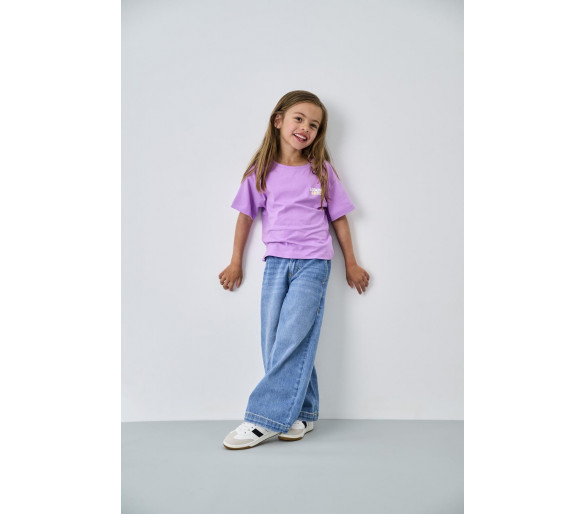 KIDS ONLY : Jean tendance avec smileys dans le dos