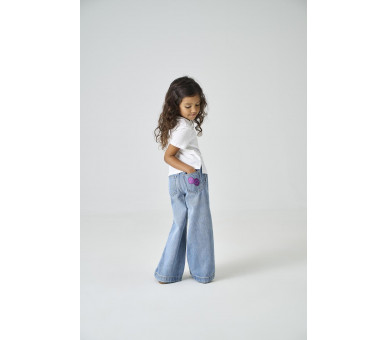 KIDS ONLY : Trendy jeans met smileys achteraan